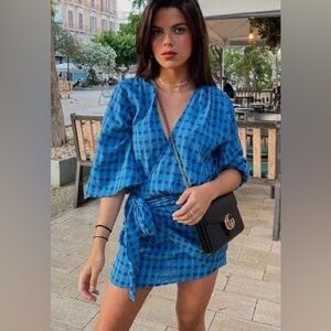 ZARA VIRAL PLAID DRESS